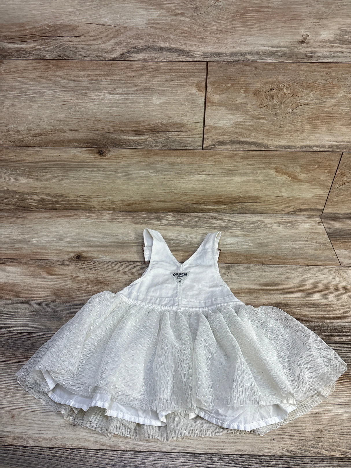 OshKosh Tulle Skirtall White sz 18m
