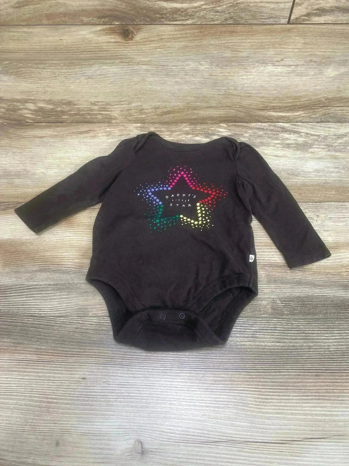 Baby Gap Daddy's Little Star Bodysuit Brown sz 6-12m - Me n Mommy To Be