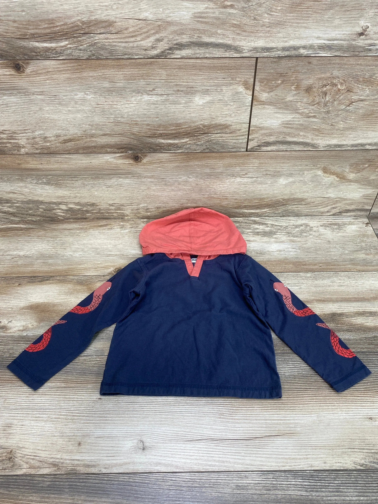 Tea Collection Happy Hoodie In Snakes sz 2T - Me n Mommy To Be