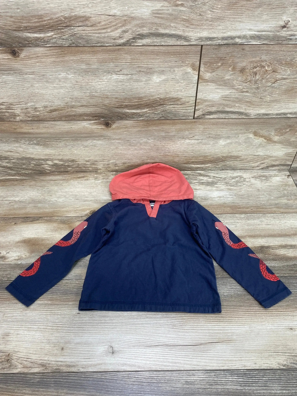 Tea Collection Happy Hoodie In Snakes sz 2T - Me n Mommy To Be