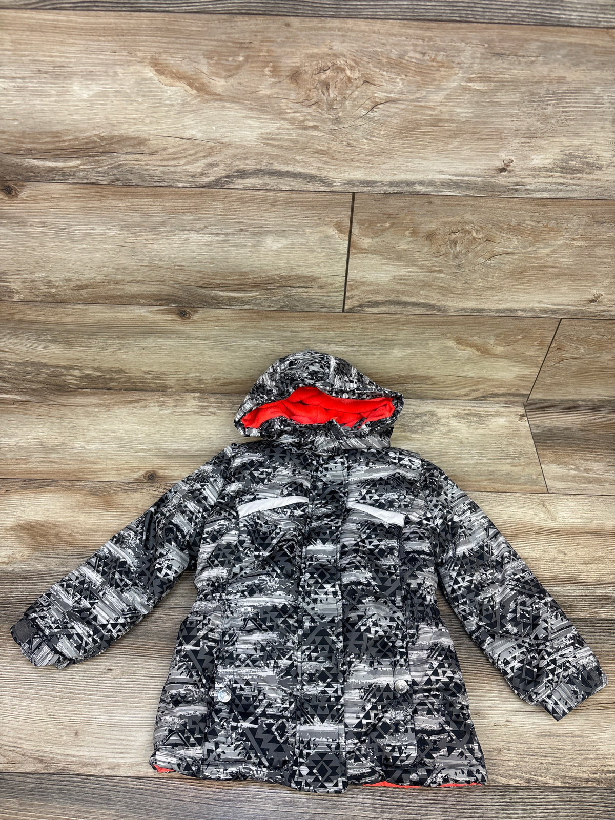 Pink Platinum Advance 3-in-1 Hooded Puffer Jacket Grey sz 3T