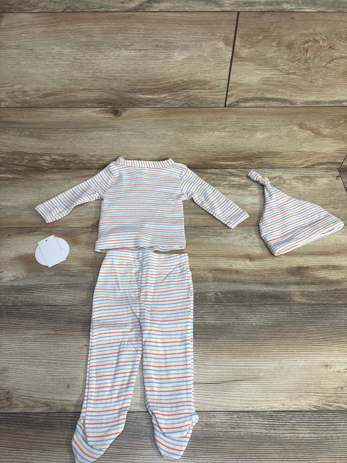 NEW Koala Baby Striped Lion Print Kimono White sz 0-3m