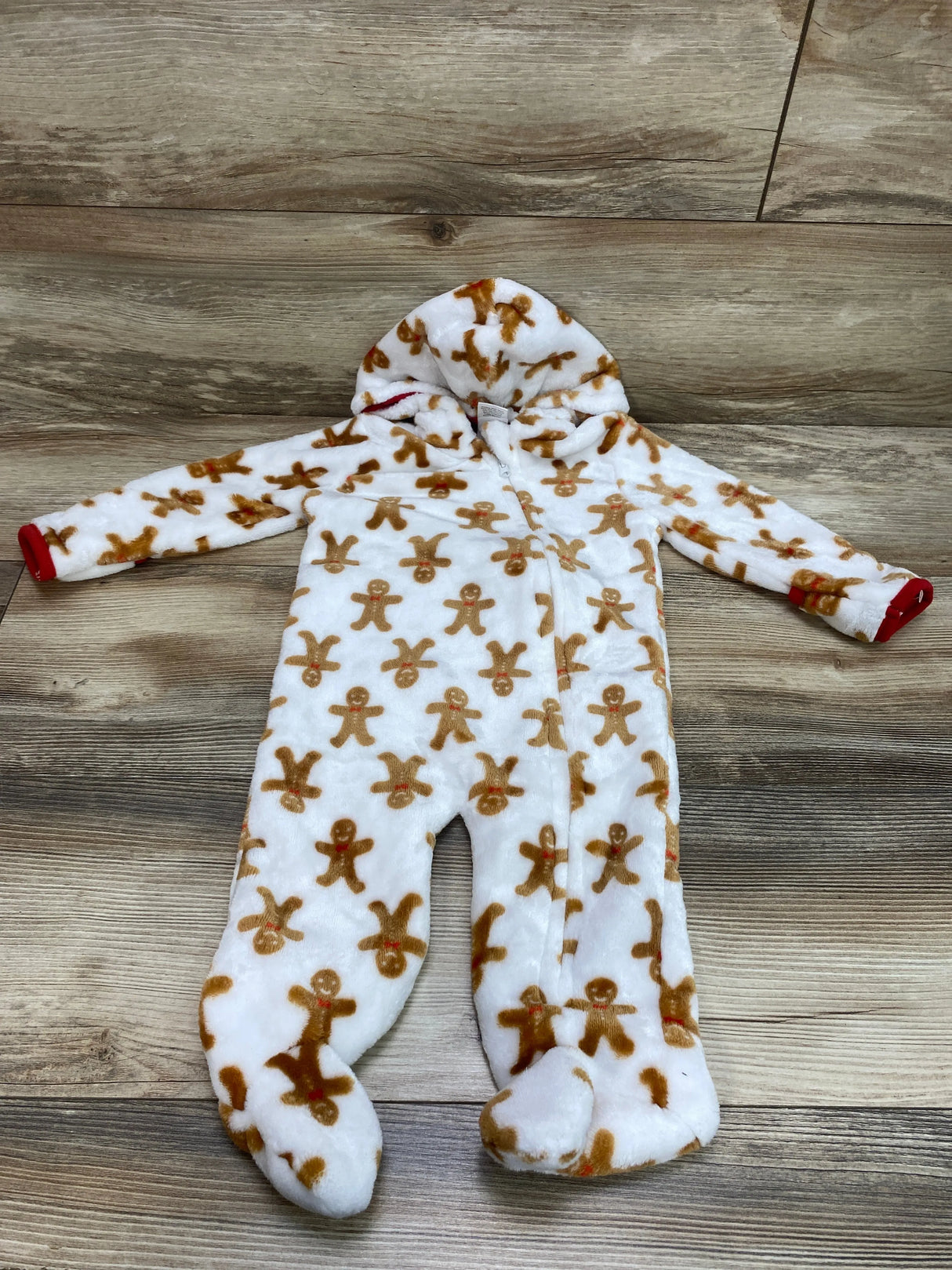 Little Beginnings Gingerbread Man Bunting White sz 6-9m - Me n Mommy To Be