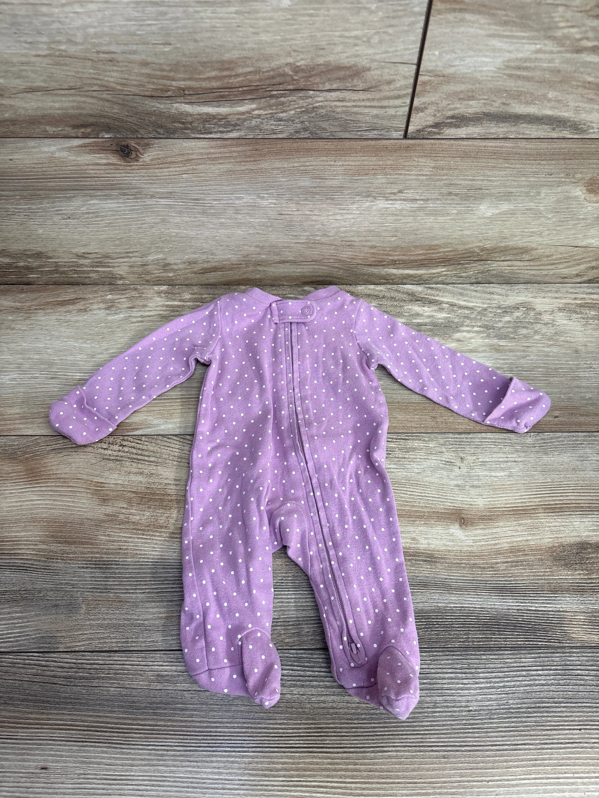 Carter's Polka Dot Sleeper Pink sz Newborn