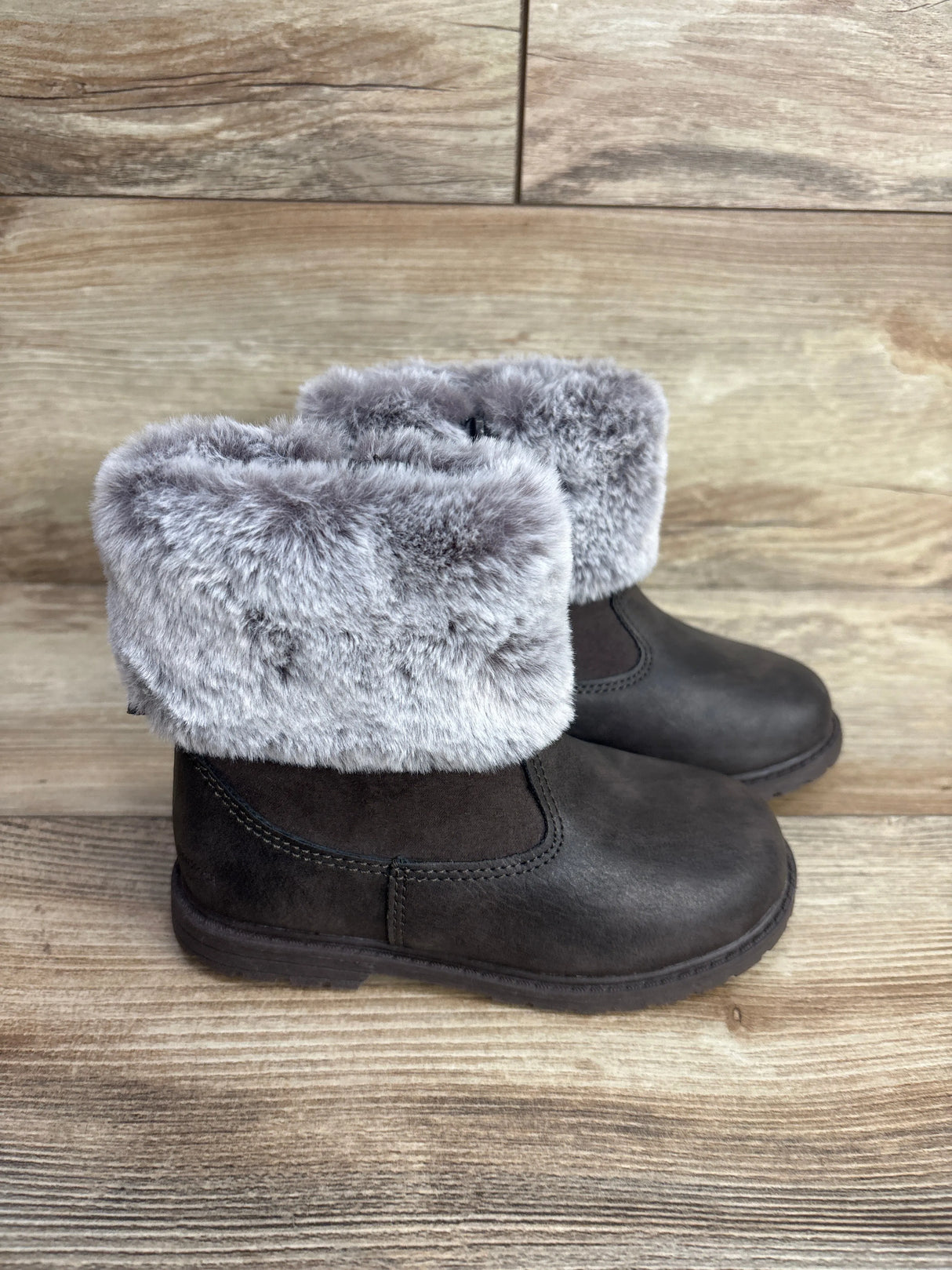 OshKosh Empress Faux Fur Boots Brown sz 10c