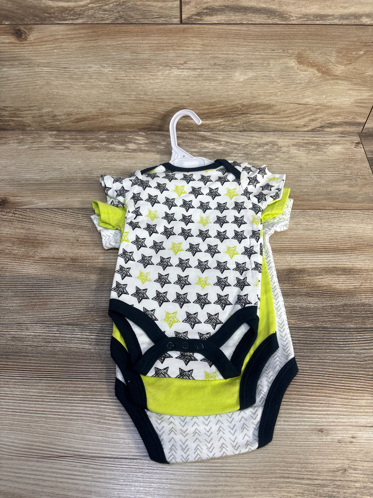 NEW Baby Gear 3pk Bodysuits White sz 3-6m