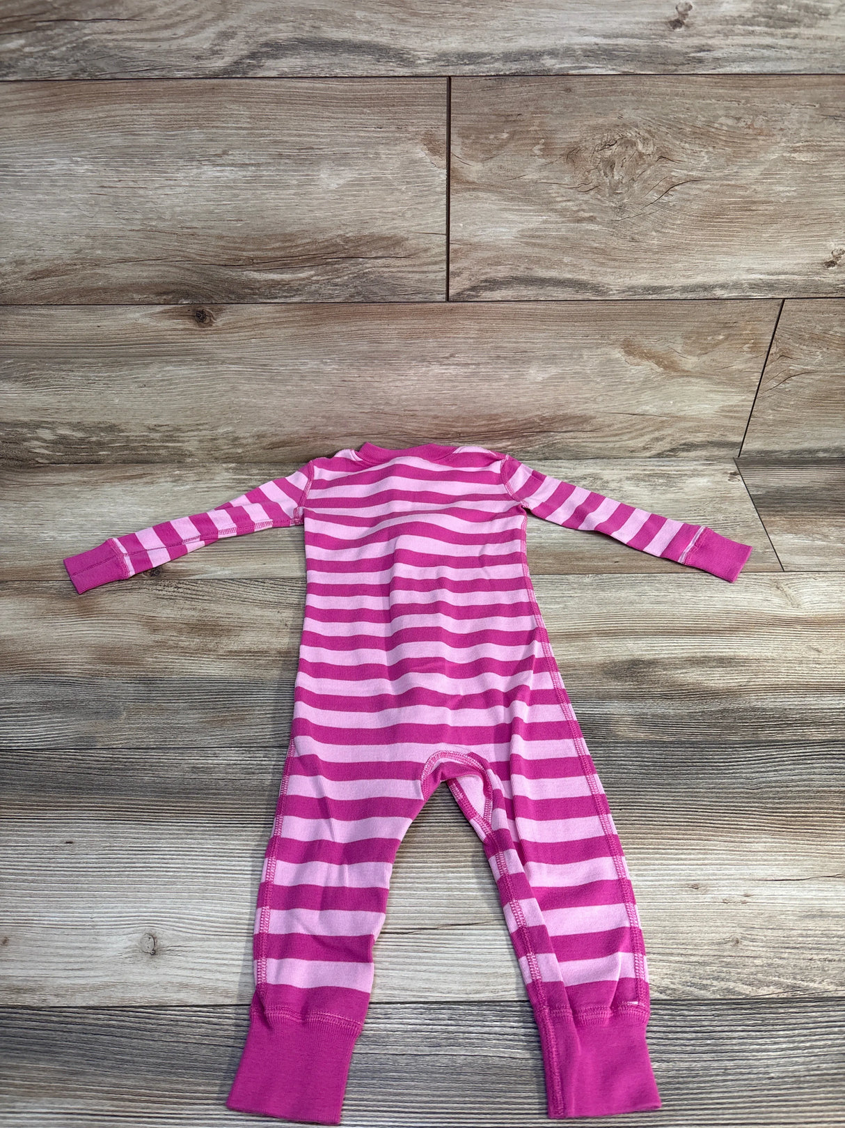 Hanna Andersson Striped Sleeper Pink sz 18-24m