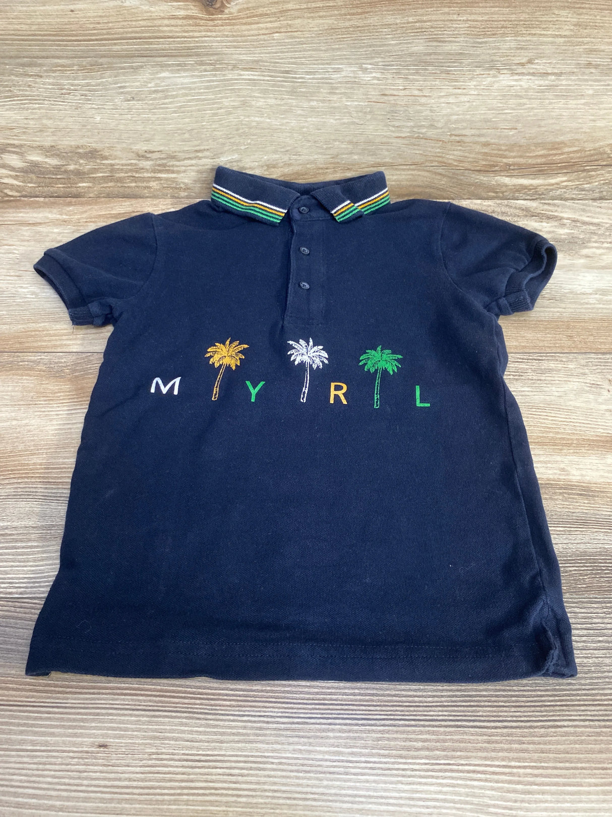 Mayoral Short Sleeve Polo Shirt Navy sz 5T - Me n Mommy To Be