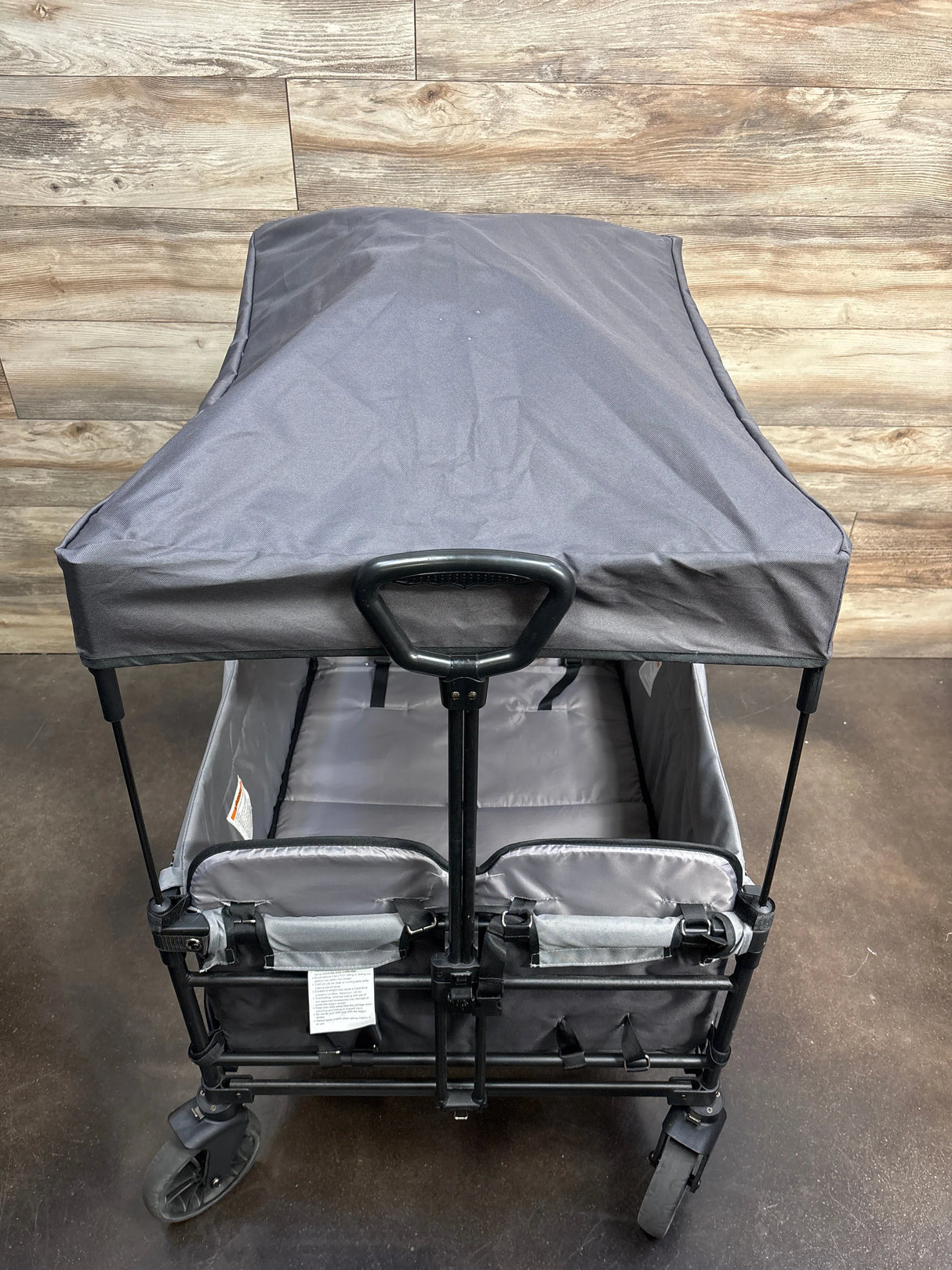 WONDERFOLD X4 Push & Pull Stroller Wagon 4-Seater Grey