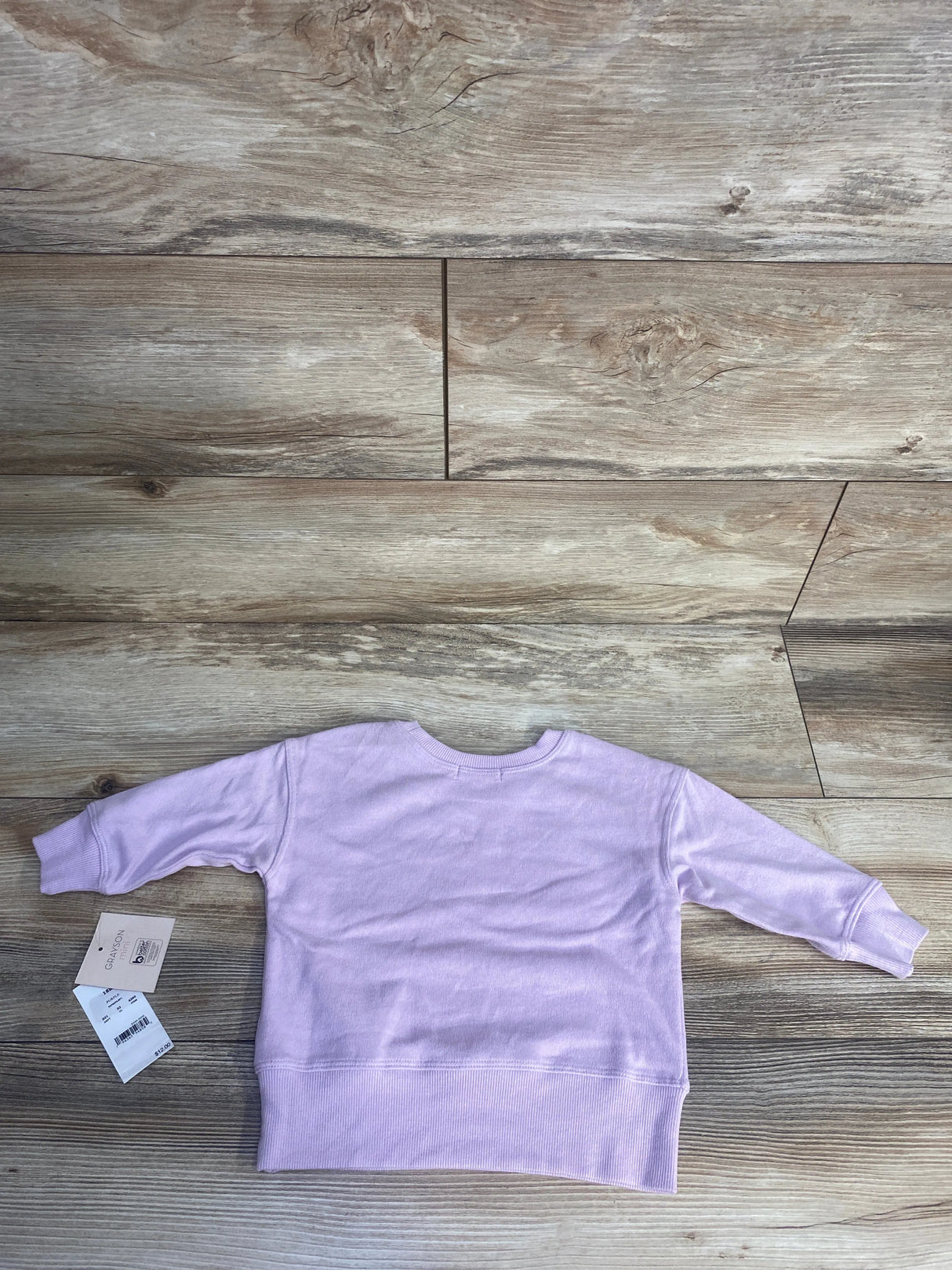 NEW Grayson Mini Rainbow Sweatshirt Lilac sz 18m