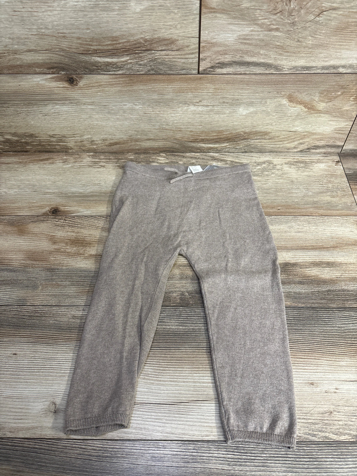 H&M Sweater Knit Leggings Taupe sz 4T