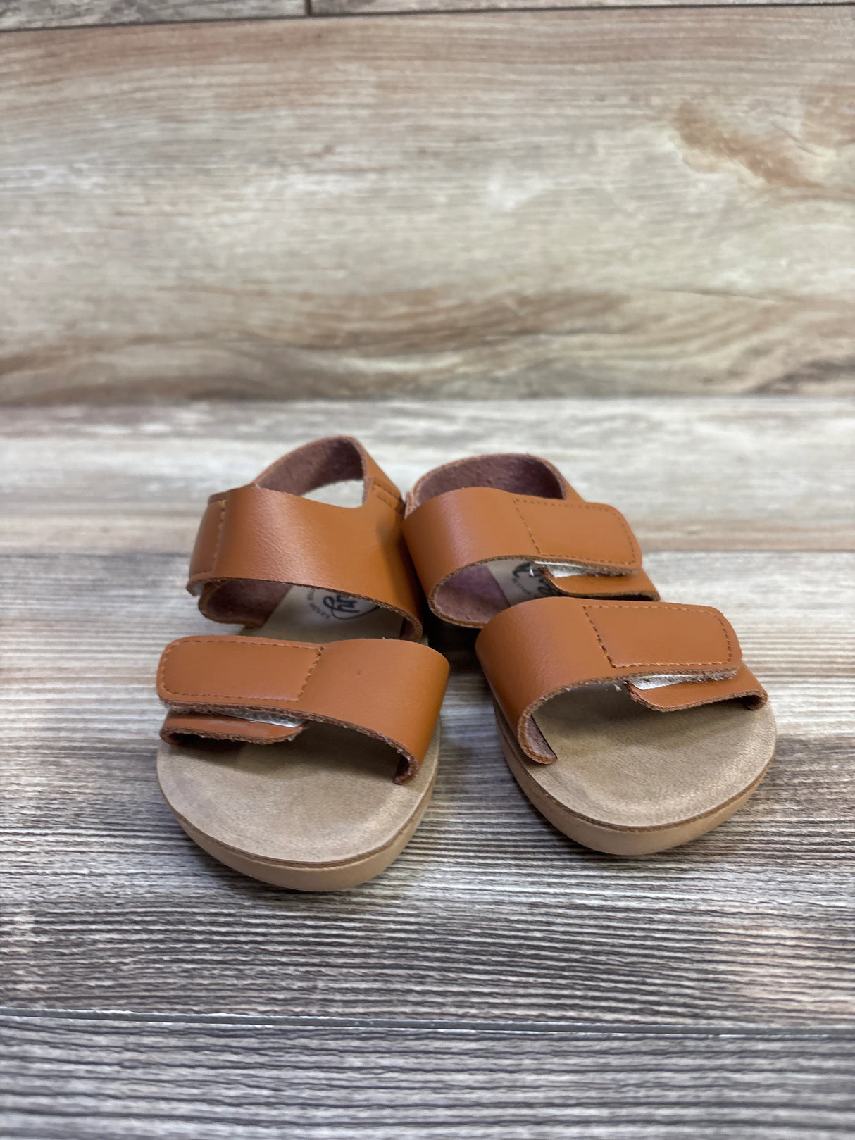 Trary Adjustable Double Strap Sandals Brown sz 6c