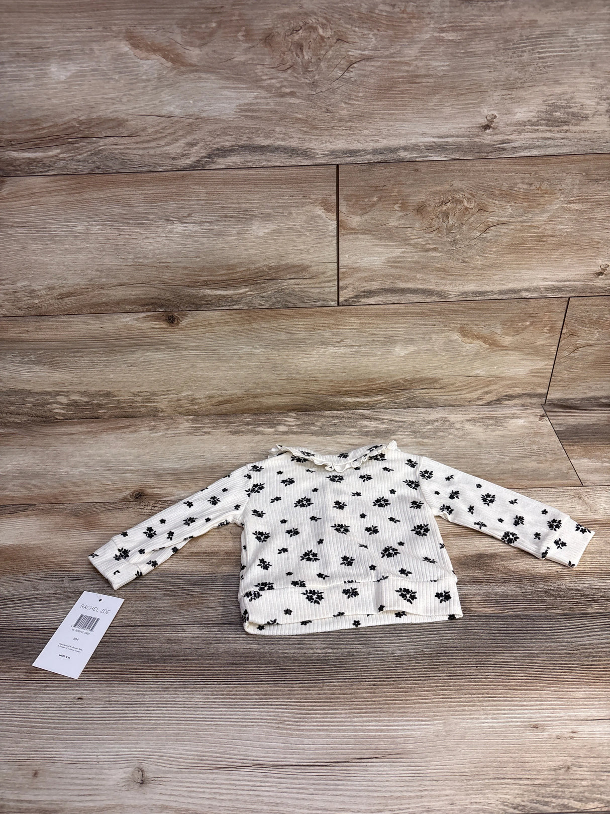 NEW Rachel Zoe Long Sleeve Top Ivory sz 12m