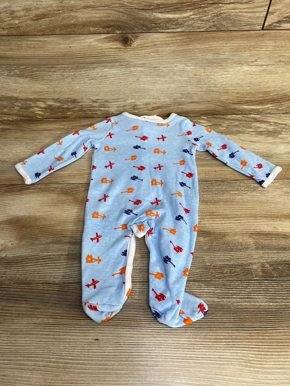 NEW Sweet & Soft Helicopter Sleeper Blue sz Preemie - Me n Mommy To Be