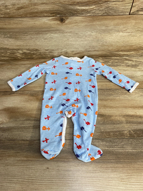 NEW Sweet & Soft Helicopter Sleeper Blue sz Preemie - Me n Mommy To Be