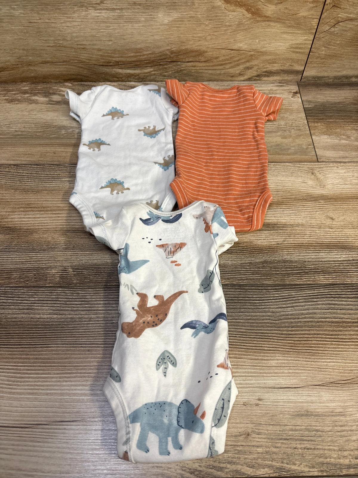 Carter's 3pk Bodysuits White sz Preemie
