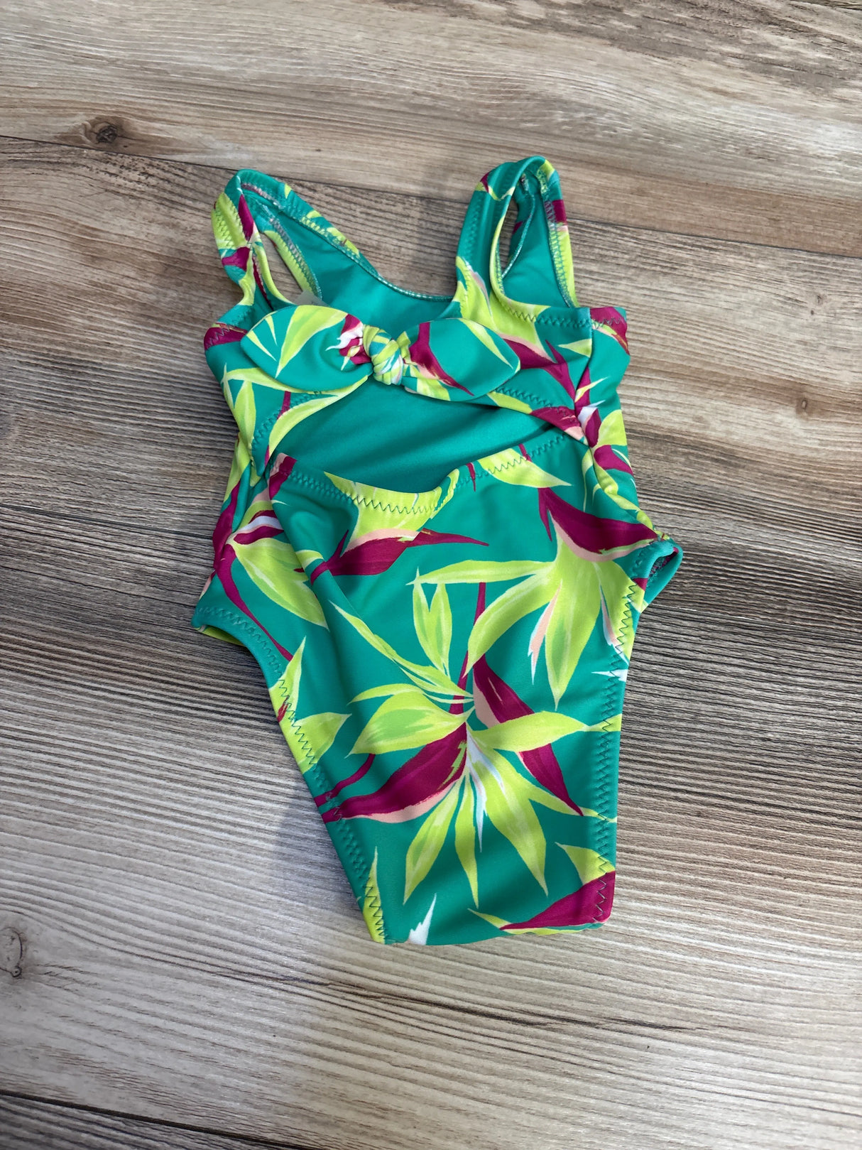 Old Navy 1pc Cutout Swimsuit Green sz 0-3m - Me n Mommy To Be