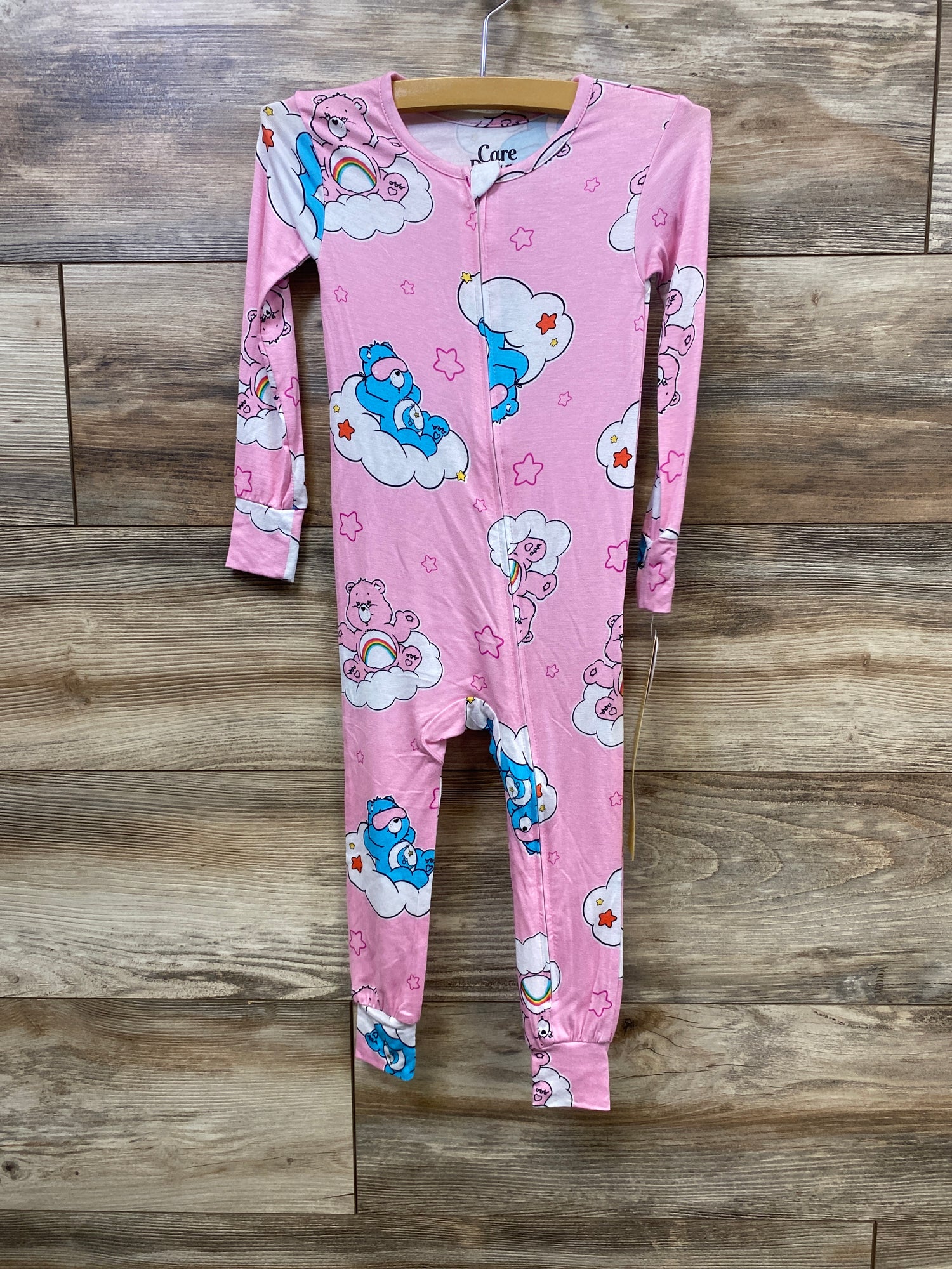NEW Care Bears Bamboo Zippy Pink sz 2T
