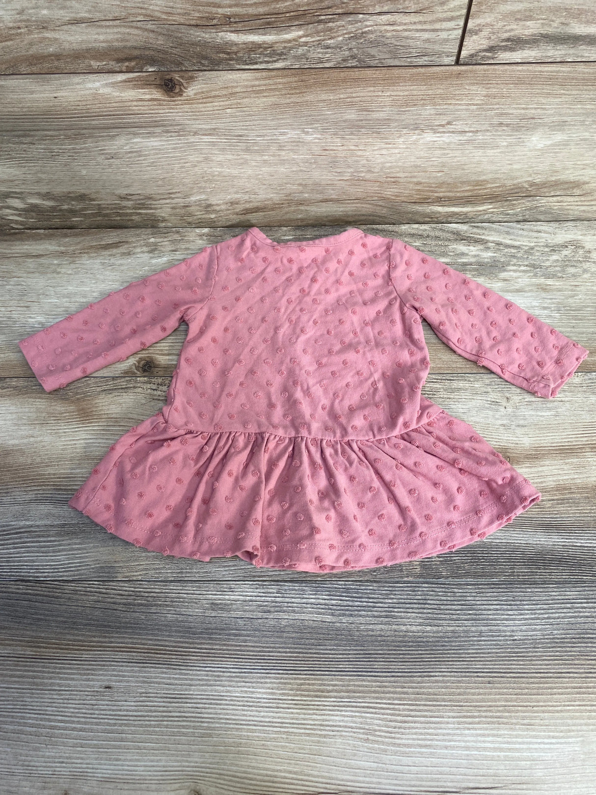 H&M Textured Dress Pink sz 6m - Me n Mommy To Be