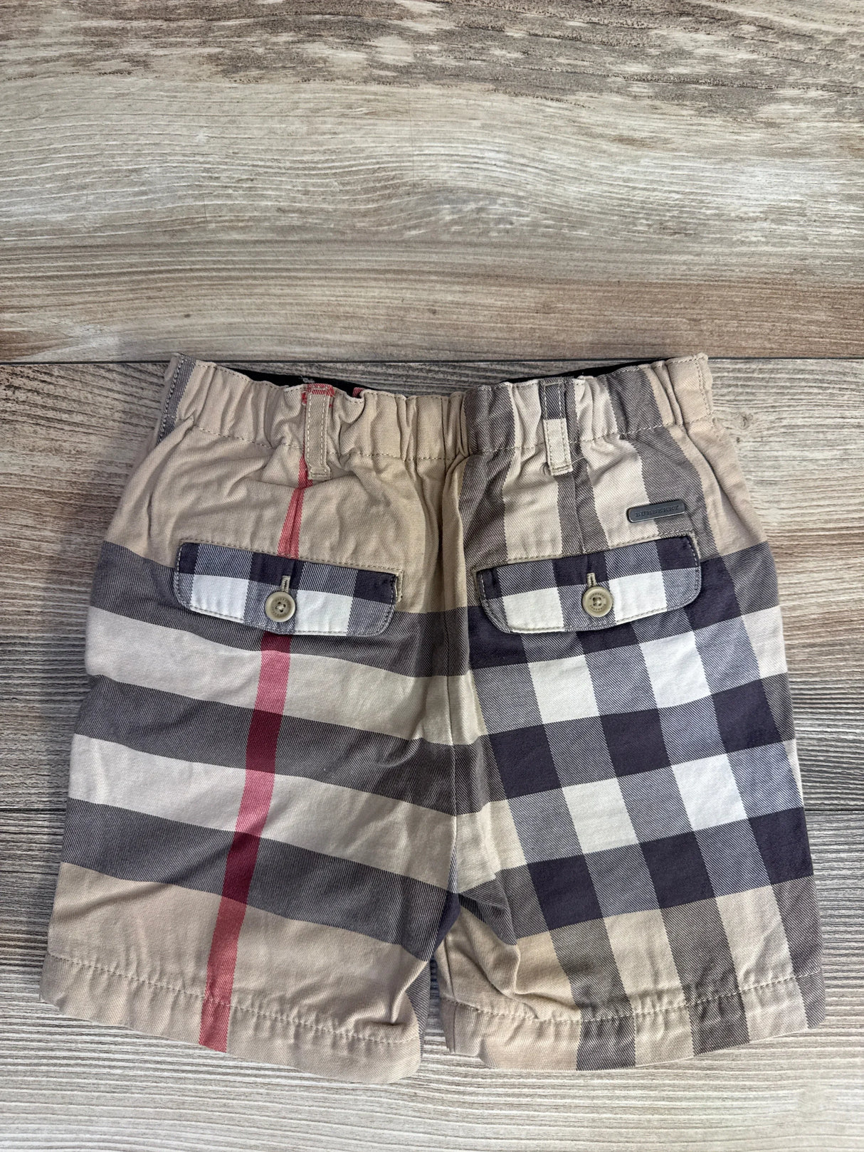 Faux Burberry Vintage Check Shorts Beige sz 3T