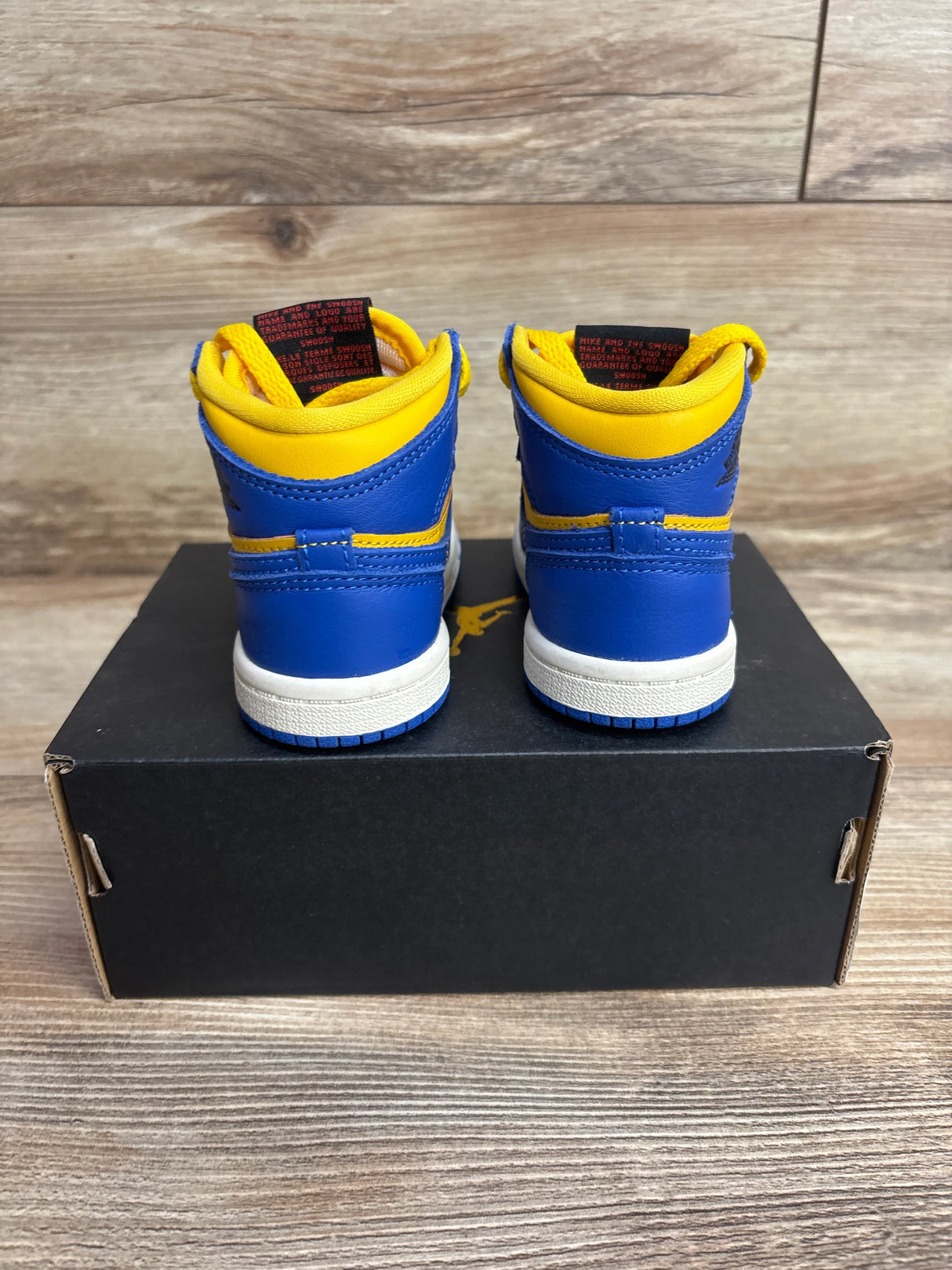Air Jordan 1 Retro High OG TD 'Reverse Laney' Sneakers sz 5c