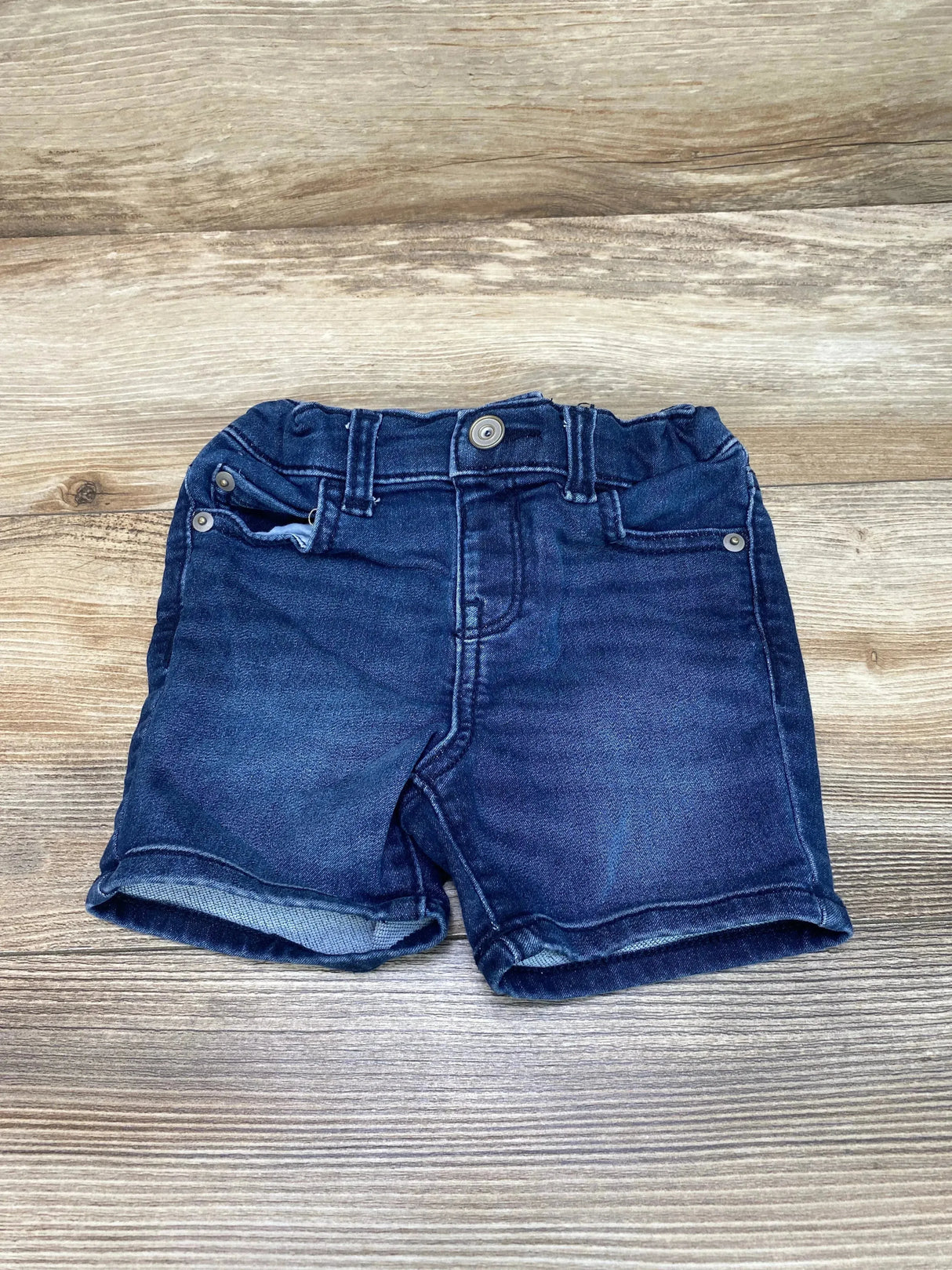 Children's Place Denim Shorts Blue sz 12-18m - Me n Mommy To Be