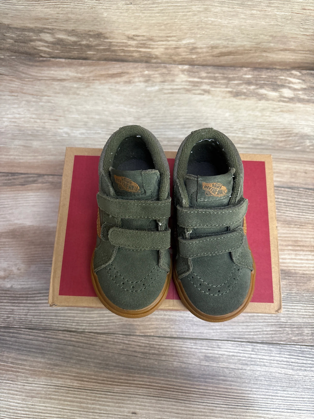 Vans Sk8-Mid Reissue Suede Sneakers Green sz 6c