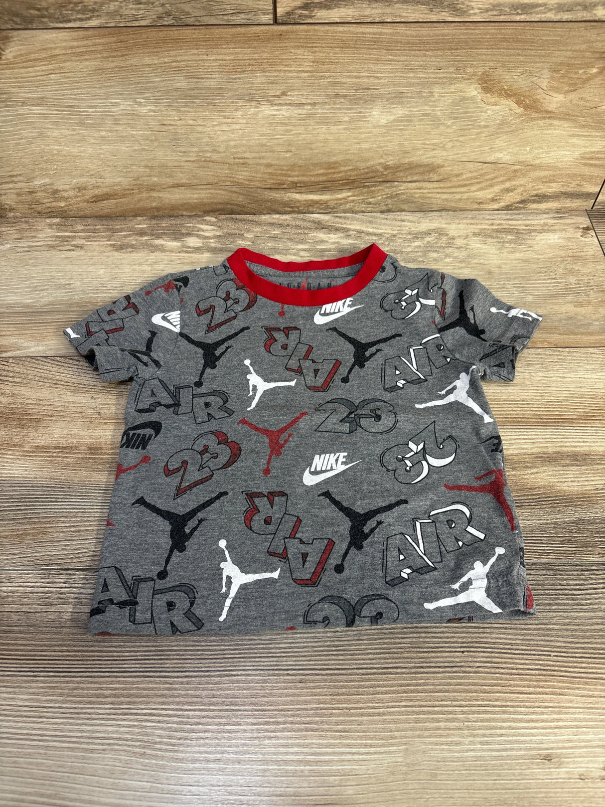 Jordan Logo Shirt Grey sz 2T - Me n Mommy To Be