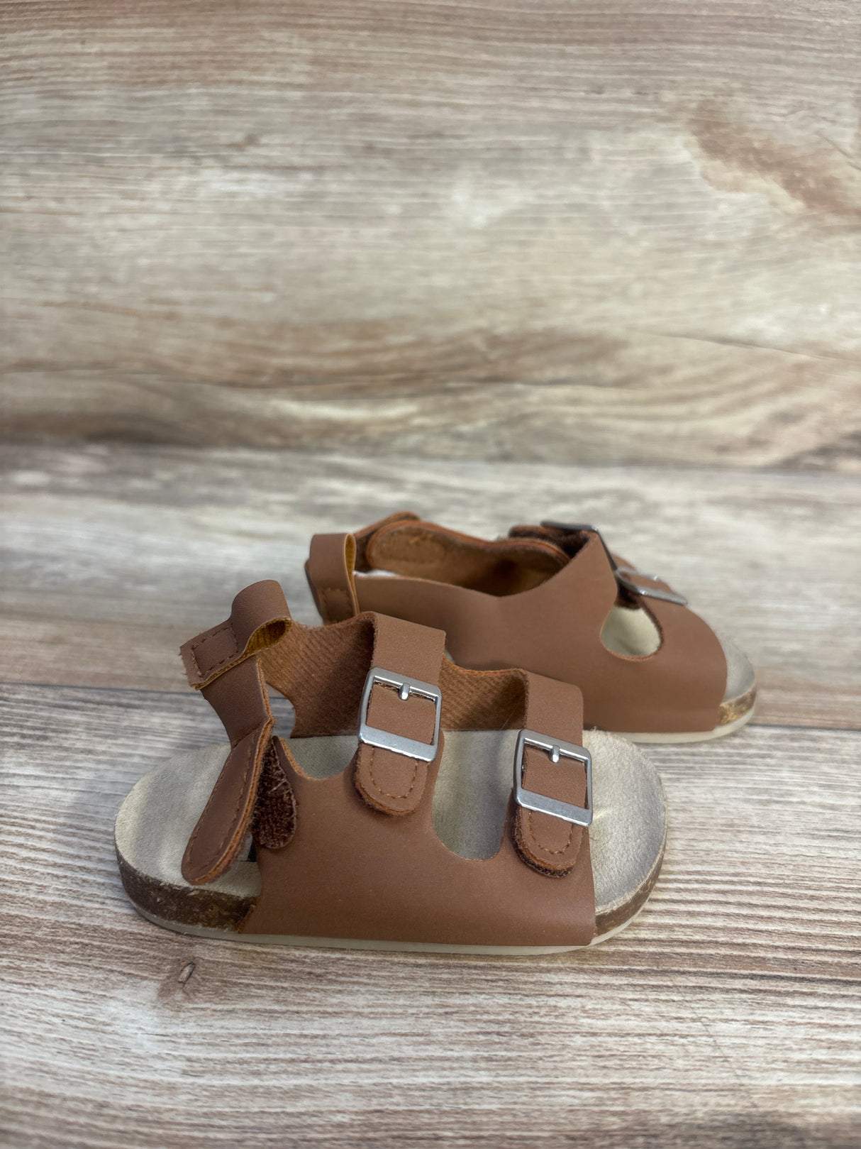 Carter's Double Strap Sandals Brown sz 1/2c