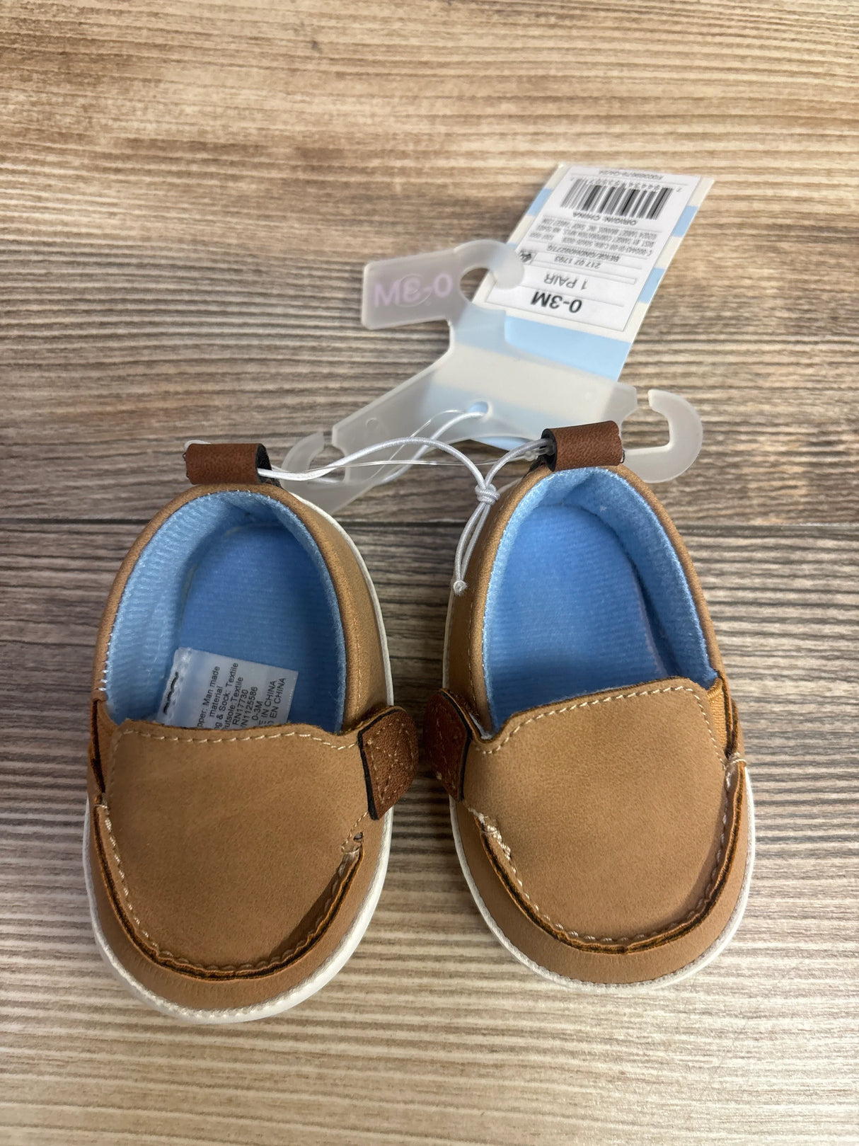 NEW Cat & Jack Soft Sole Shoes Tan sz 0/1c