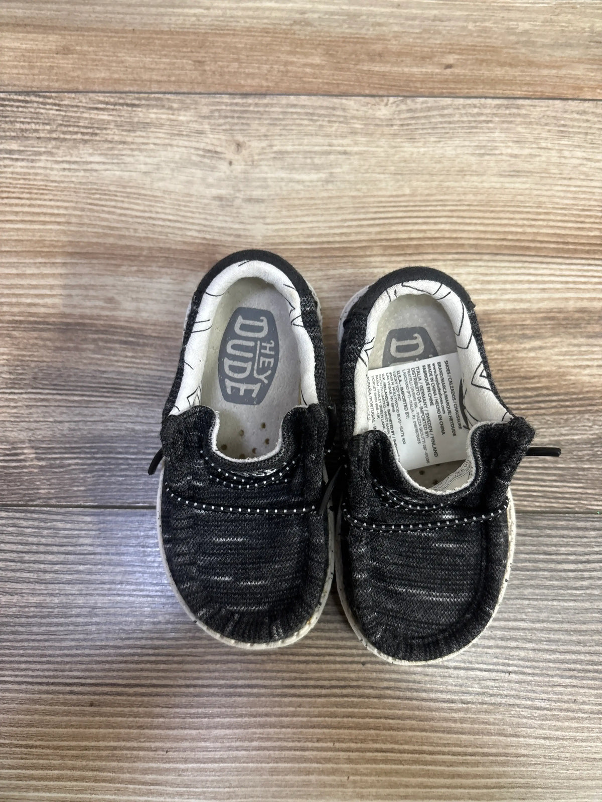 Hey Dude Wally Stretch Loafer Black sz 5c