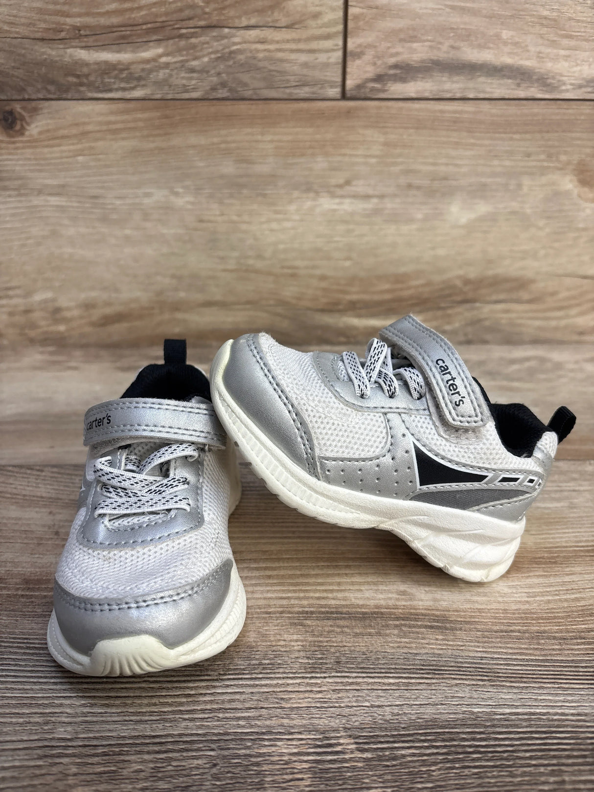 Carter's Solar Athletic Sneakers White sz 6c - Me n Mommy To Be