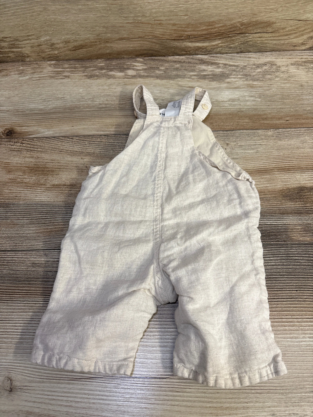 H&M Linen Overalls Tan sz Newborn