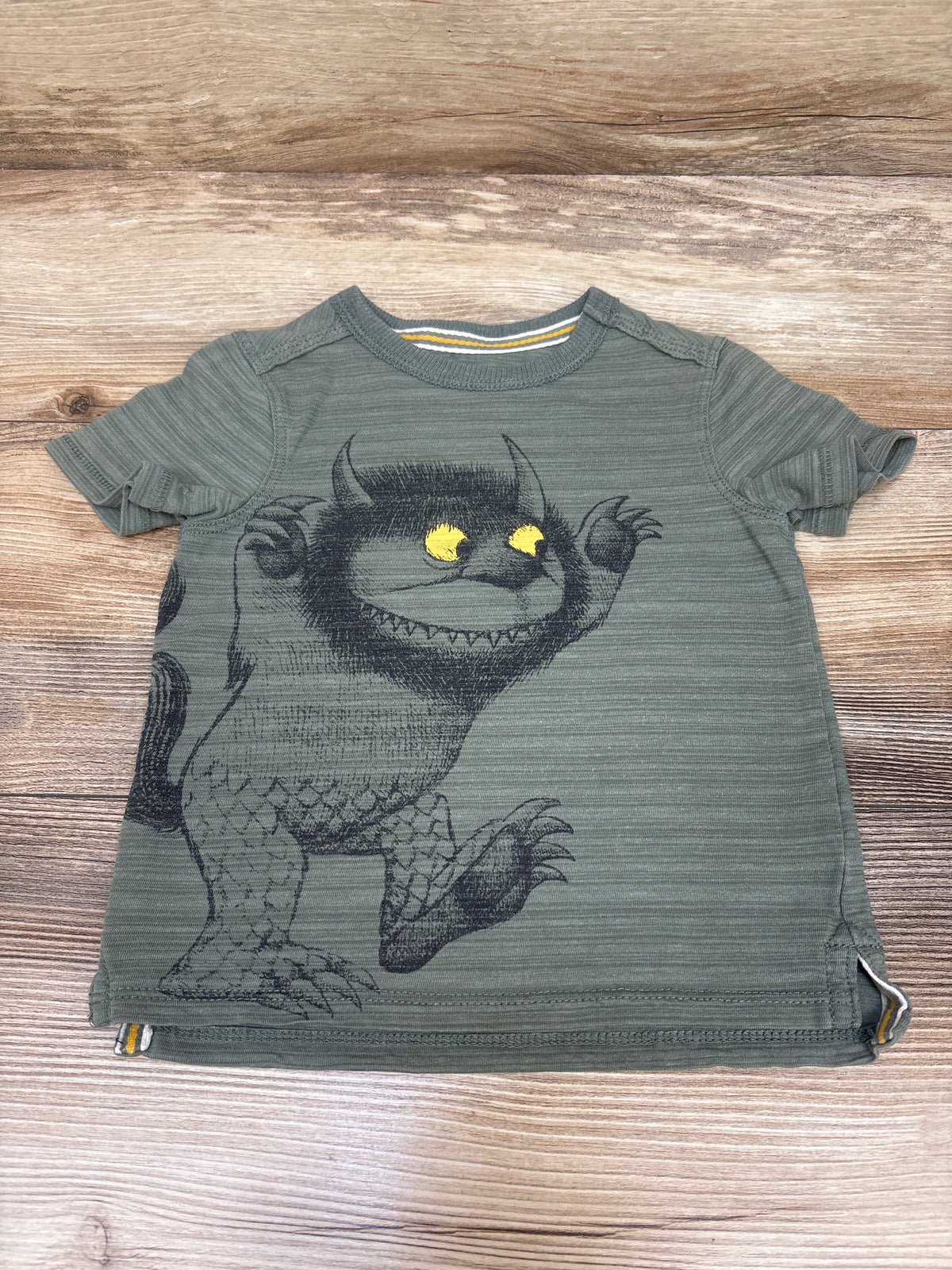 Where The Wild Things Are Shirt Green sz 2T