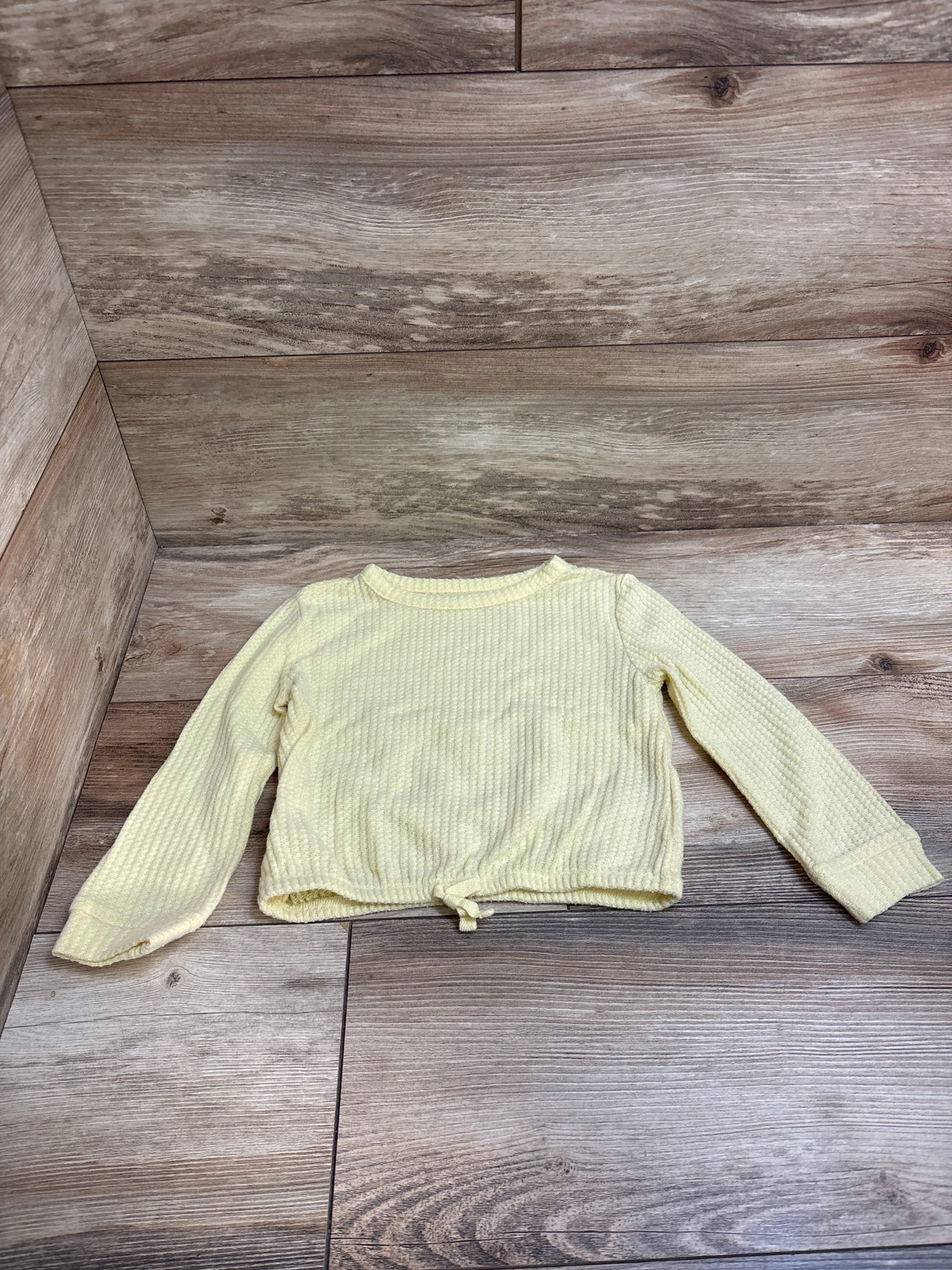 Epic Treads Waffle Knit Shirt Yellow sz 4T