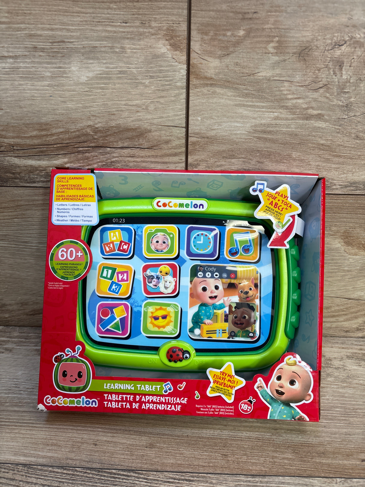NEW Just Play Cocomelon Learning Tablet