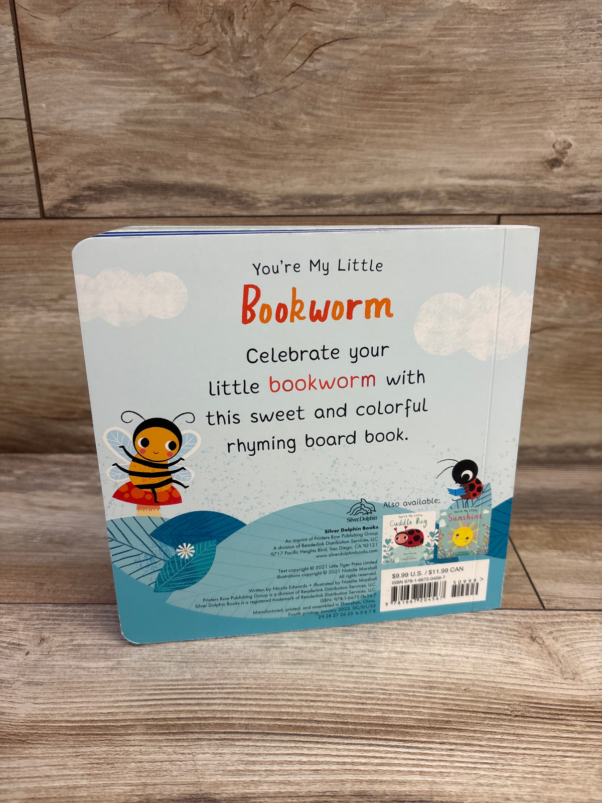 You're My Little Bookworm Board Book