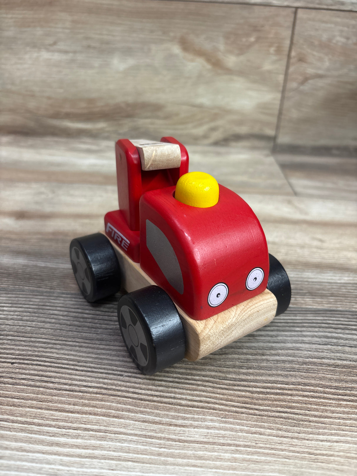WonderWorld Wooden Fire Engine Truck