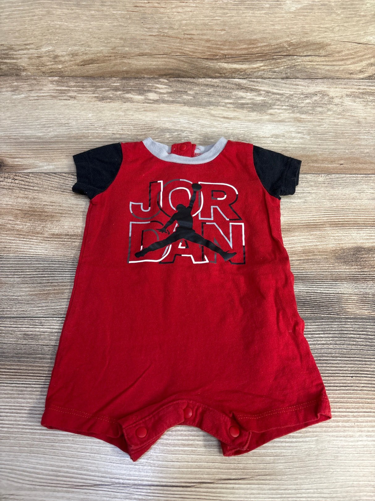 Jordan Logo Shortie Romper Red sz 3m - Me n Mommy To Be