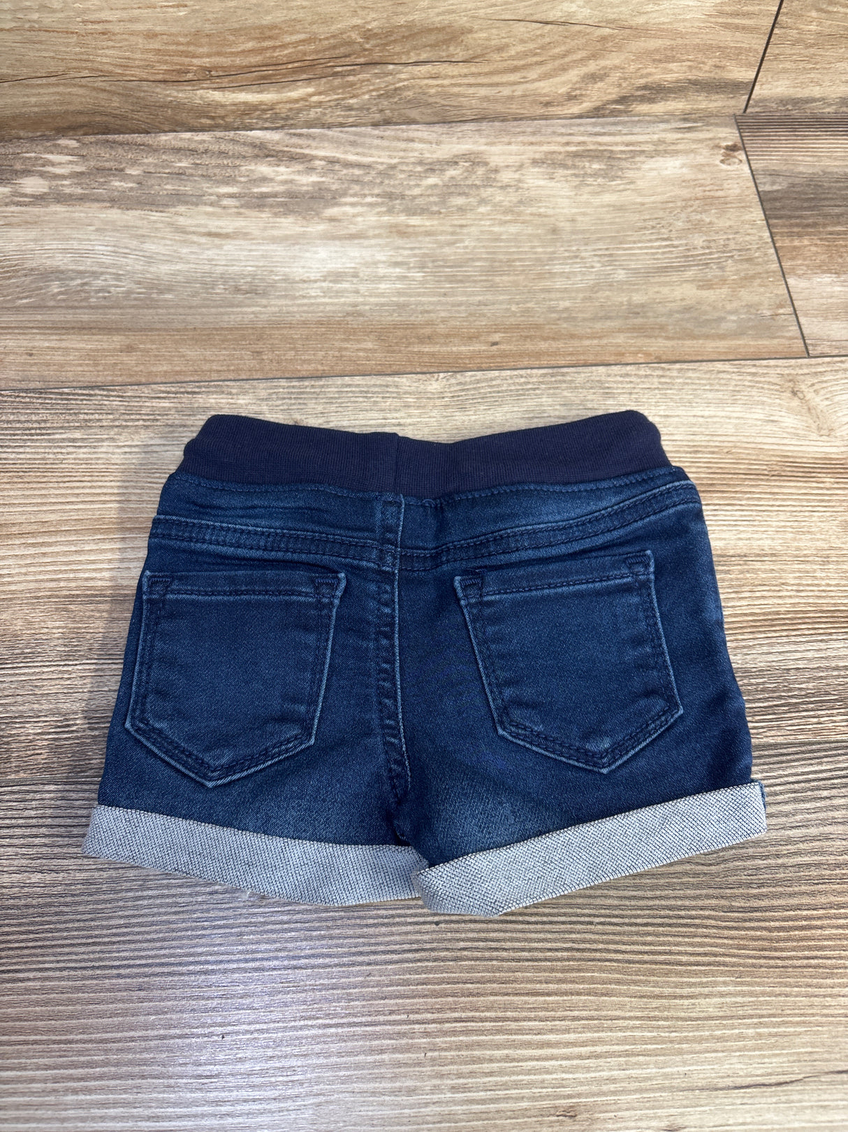 Cat & Jack Denim Drawstring Shorts Blue sz 12m
