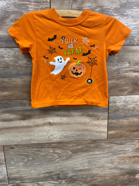 Wonder Nation Trick Or Treat Shirt Orange sz 18m - Me n Mommy To Be