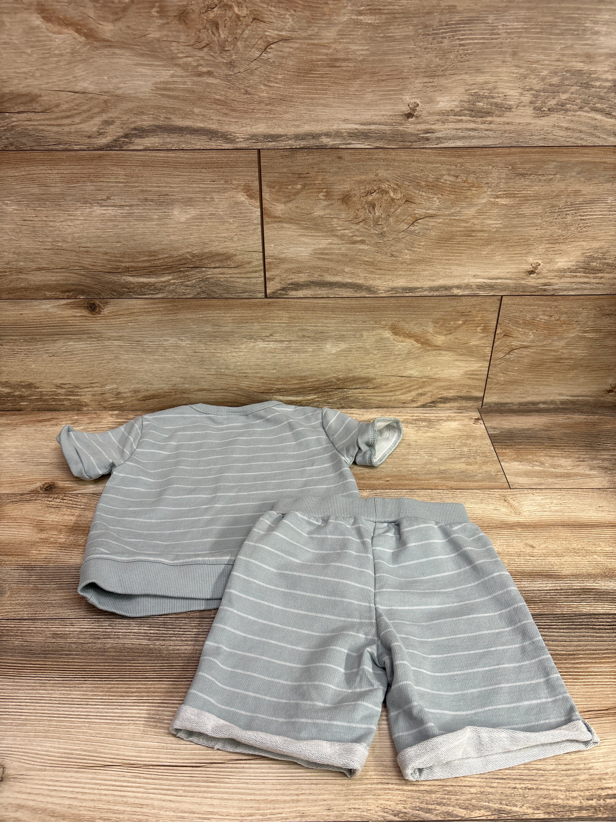 Calvin Klein 2pc Shirt & Shorts Set Green sz 4T