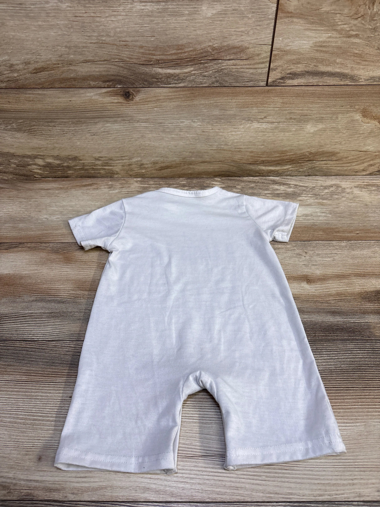 I Just Did 9 Months On The Inside Romper White sz 12-18m