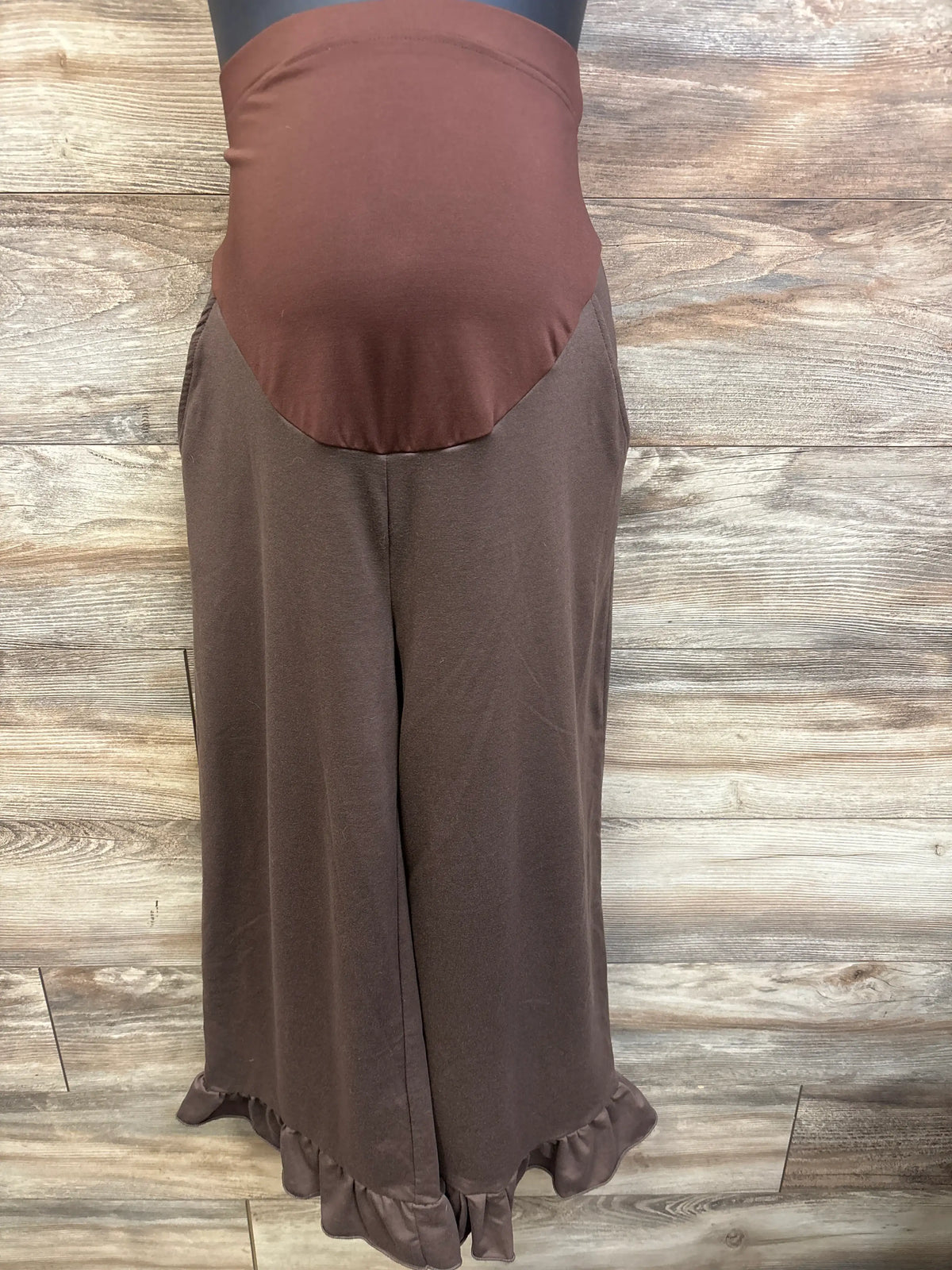 Shein Maternity Over-Belly Pants Brown sz Large