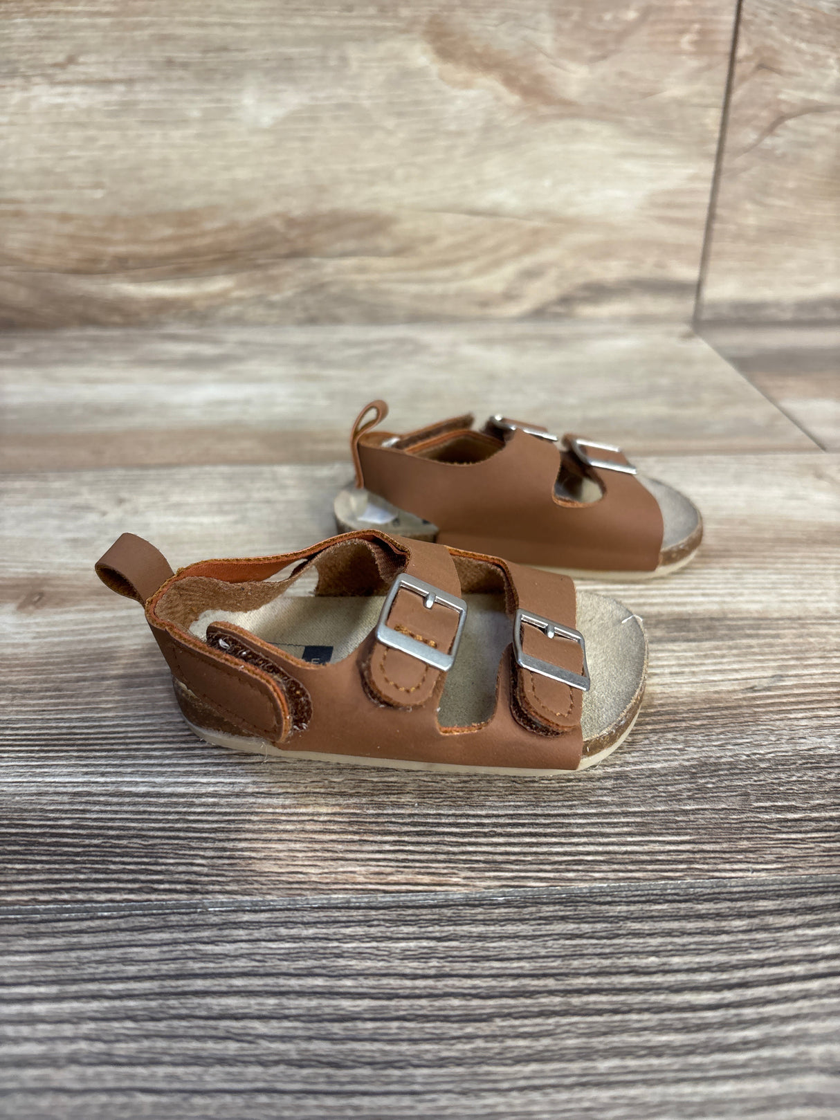 Carter's Double Strap Sandals Brown sz 1/2c