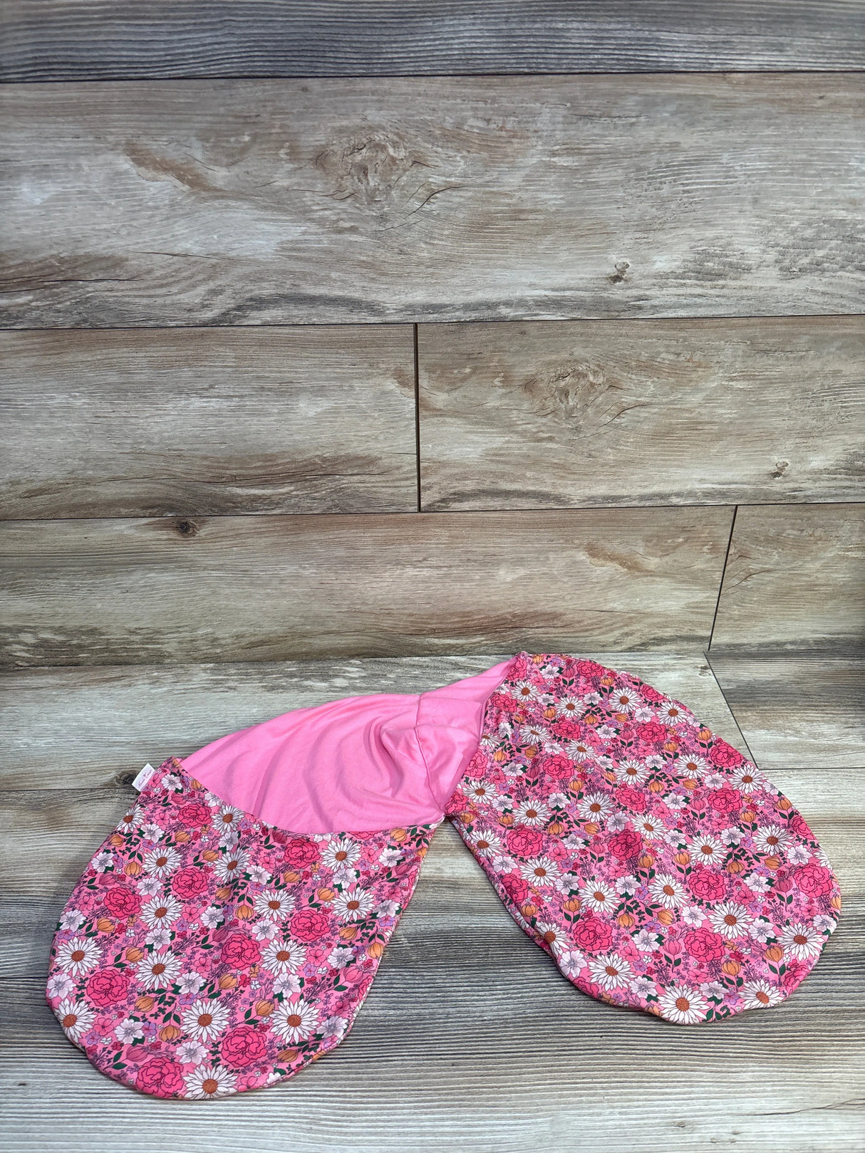 Mama Coco Bamboo Cocoon Swaddle Floral Pink sz 0-6m