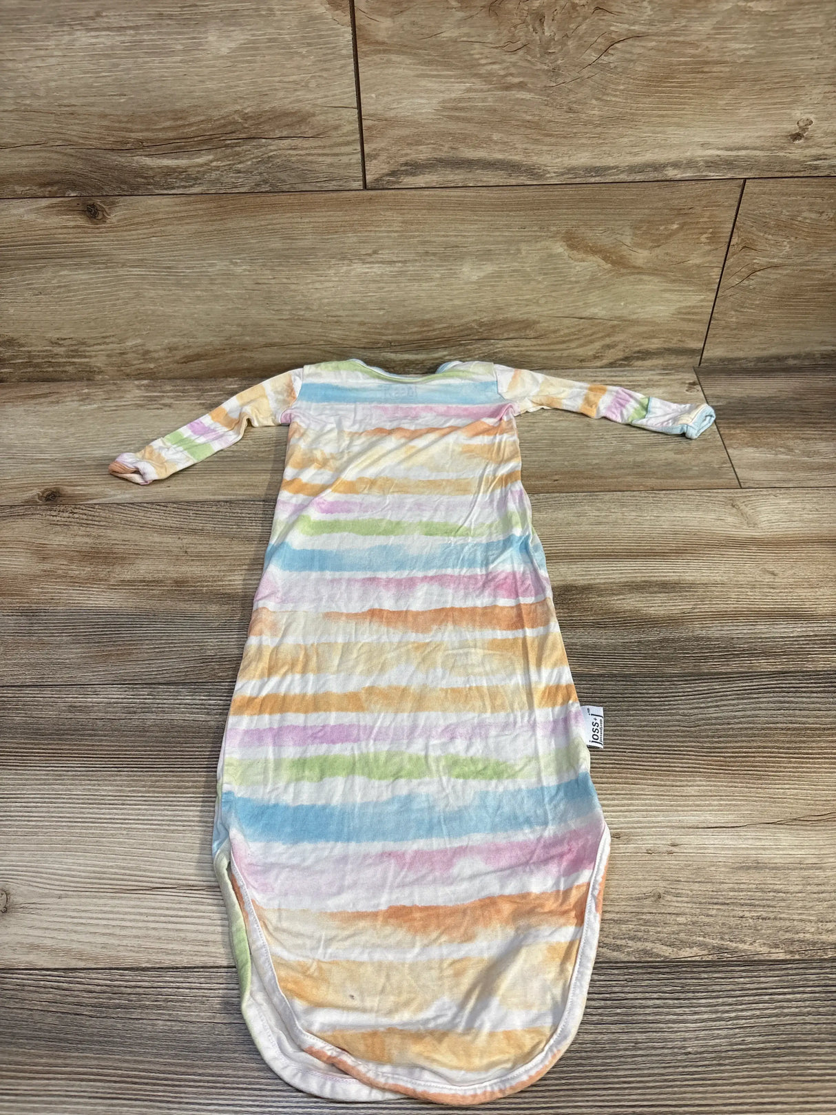 Joss + J x Arrows & Bow Bamboo Know Gown White sz 0-3m