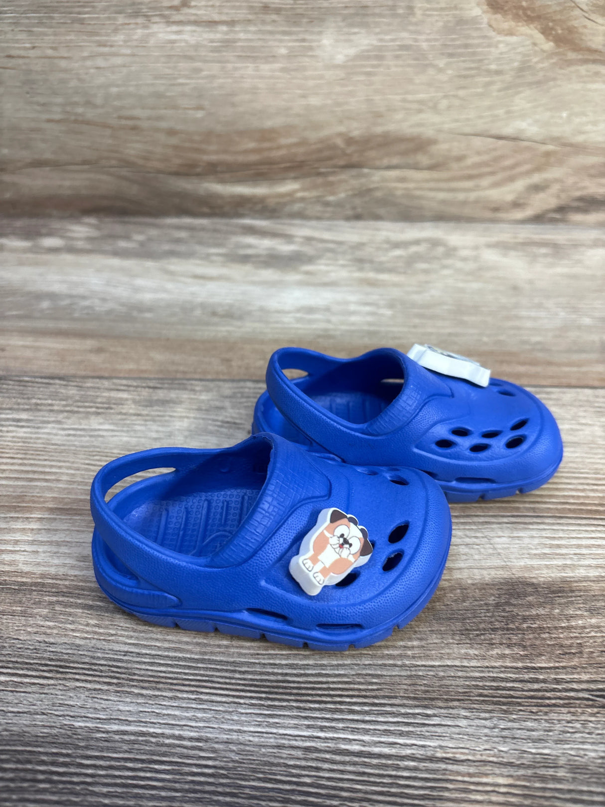 Wonder Nation USA Clogs w/ Charms Blue sz 2c