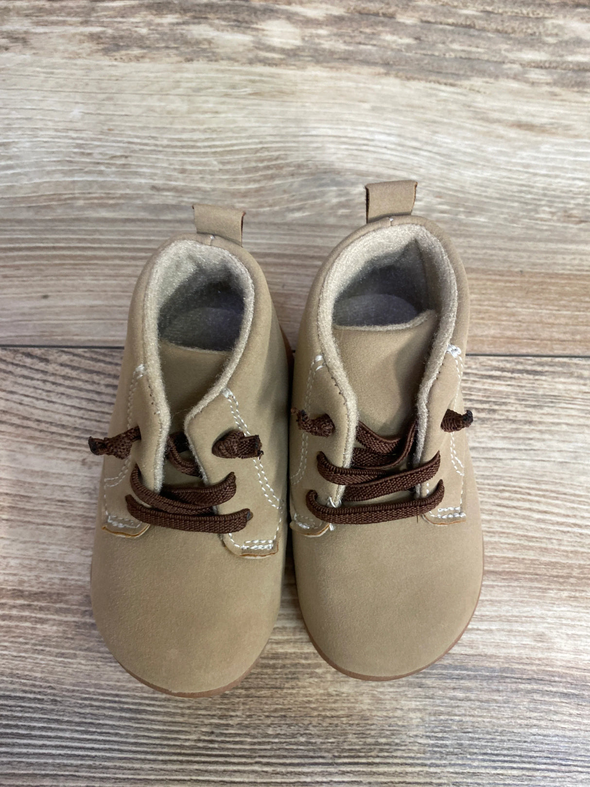 Just One You Dinosaur Ankle Boots Beige sz 4c