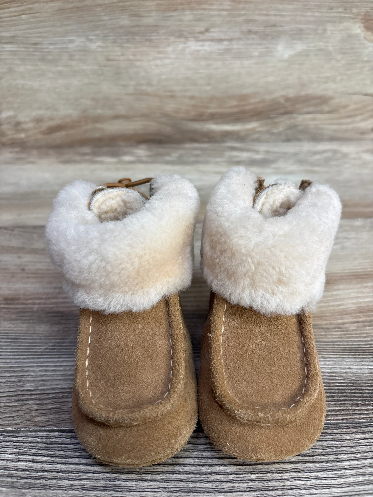 UGG Baby Gage Booties Brown sz 2/3c